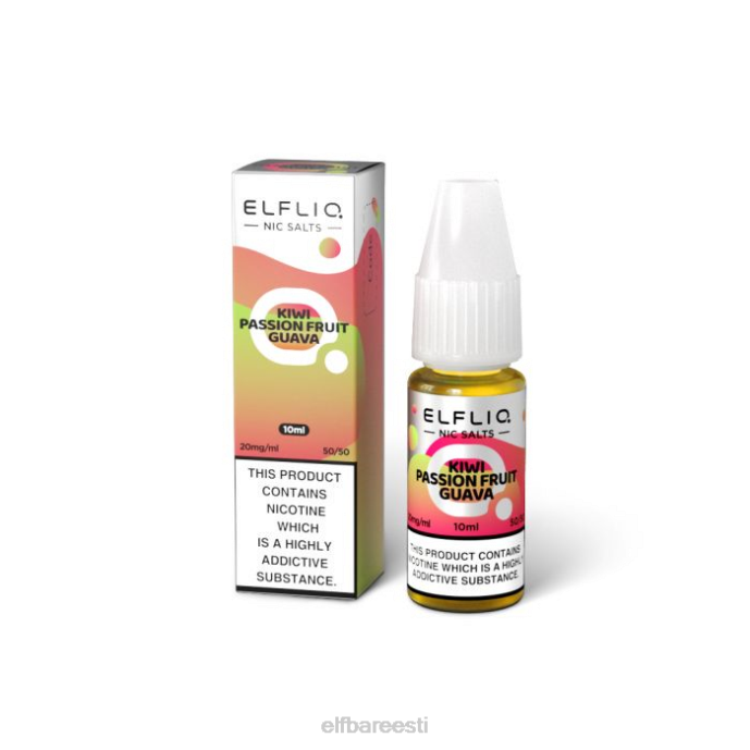 elfbar elfliq kiivi passionivilja guajaavia nic soolad - 10ml-20mg/ml 46F6R210