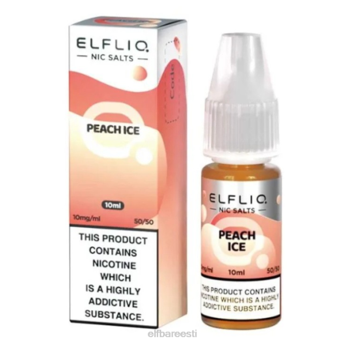 elfbar elfliq nic soolad - virsikujää - 10ml-20 mg/ml 46F6R186
