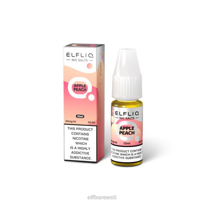 elfbar elfliq õuna virsiku nic soolad - 20ml-20mg/ml 46F6R220