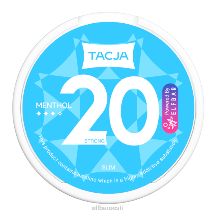 elfbar tacja nikotiini kott - mentool - 1tk-12mg/g 46F6R221