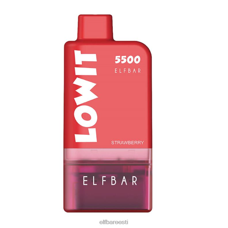 24H0X125 ELFBAR eeltäidetud taskukomplekt lowit 5500 2%nic maasikajää