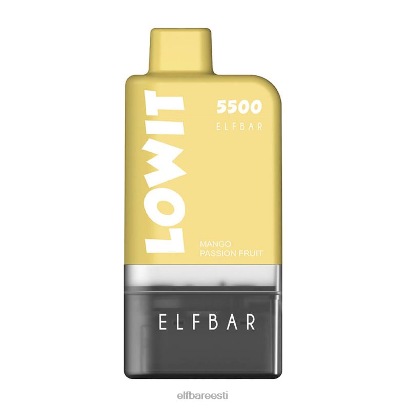 24H0X131 ELFBAR eeltäidetud taskukomplekt lowit 5500 2%nic mango kannatusvili