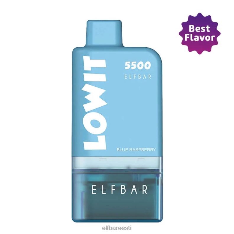 24H0X134 ELFBAR eeltäidetud kaunakomplekt lowit 5500 2%nic blue vaarikas sinine vaarikas+sinine aku