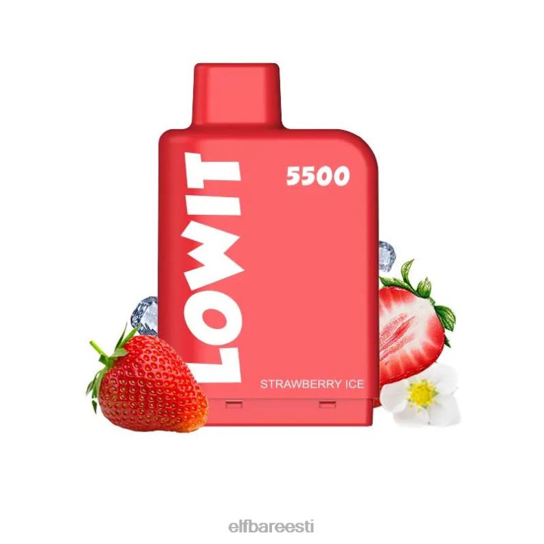 24H0X140 ELFBAR eeltäidetud pod lowit 5500 pahvi 2%nic maasikajää