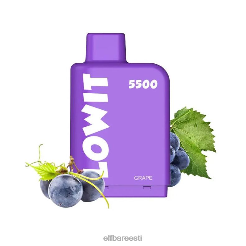24H0X142 ELFBAR eeltäidetud pod lowit 5500 pahvi 2%nic viinamari