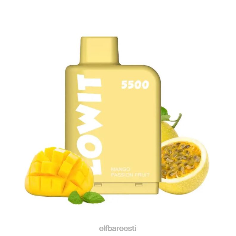 24H0X146 ELFBAR eeltäidetud pod lowit 5500 pahvi 2%nic mango kannatusvili