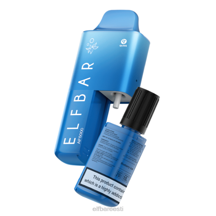 elfbar af5000 eeltäidetud komplekt - 20 mg 46F6R55 mustikajää