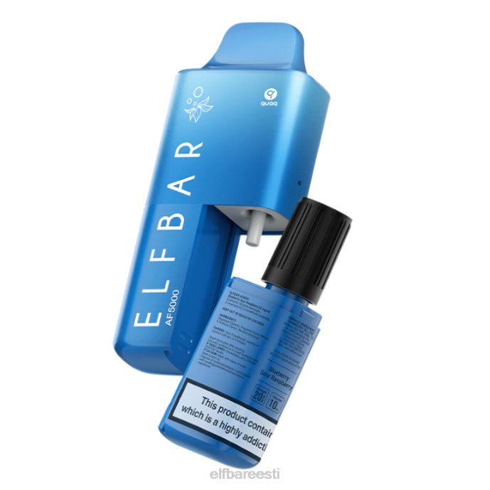 elfbar af5000 eeltäidetud komplekt - 20 mg 46F6R57 mustikas hapu vaarikas