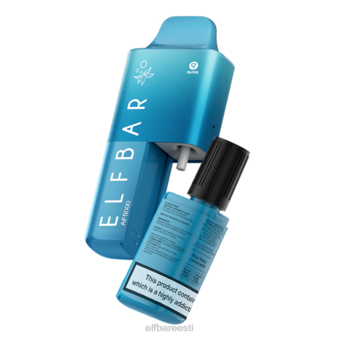 elfbar af5000 eeltäidetud komplekt - 20 mg 46F6R59 sinine razzi limonaad