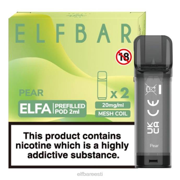 elfbar elfa eeltäidetud kaun - 2ml - 20mg (2 pakki) 46F6R123 pirn