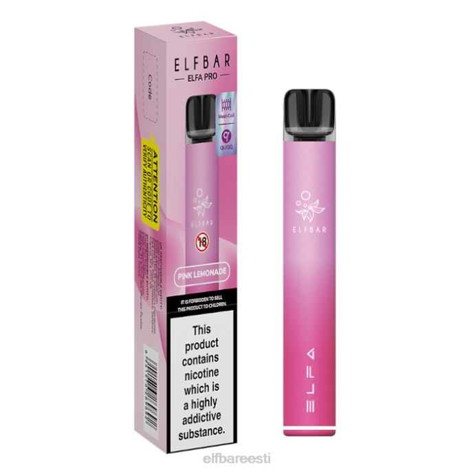 elfbar elfa pro pod kit - laetav 46F6R68 must + sinine razz limonaadi eeltäidetud kaun