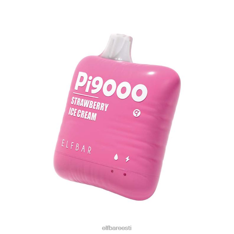 24H0X119 ELFBAR pi9000 ühekordne vape 9000 pahvi maasikajäätis