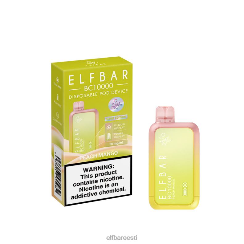 24H0X12 ELFBAR parima maitsega ühekordne vape bc10000 tippmüük virsiku mango