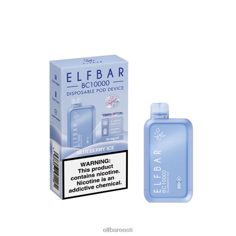 24H0X13 ELFBAR parima maitsega ühekordne vape bc10000 tippmüük mustikajää