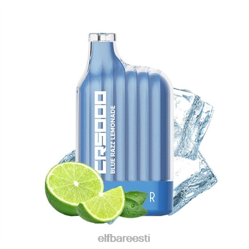 24H0X21 ELFBAR parima maitsega ühekordne vape cr5000 jääsari sinine razzi limonaad