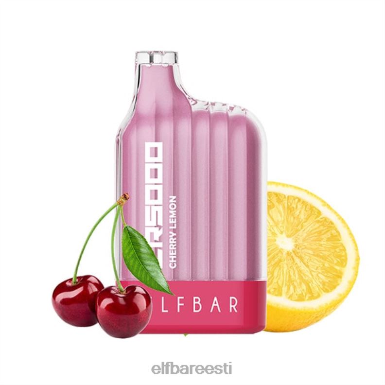 24H0X23 ELFBAR parima maitsega ühekordne vape cr5000 jääsari maasikajäätis