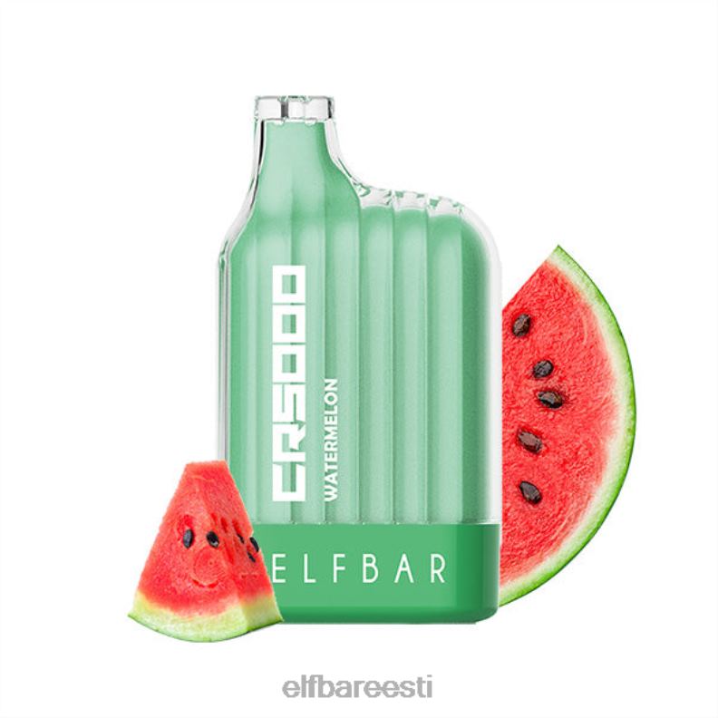 24H0X27 ELFBAR cr5000 ühekordne vape 5000 pahvi arbuus