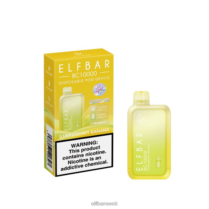 24H0X45 ELFBAR ühekordne vape uus bc10000 10000puffs maasika banaan
