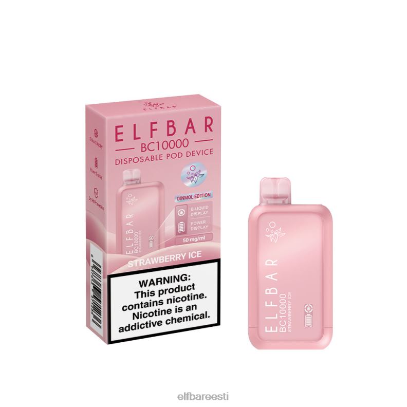 24H0X54 ELFBAR ühekordne vape uus bc10000 10000puffs maasikajää