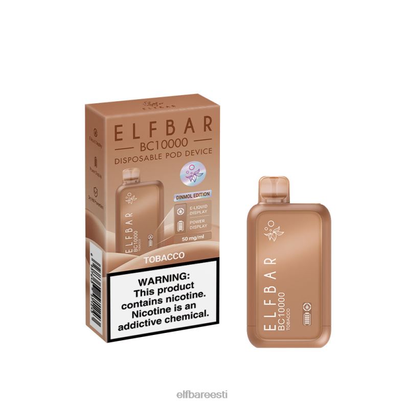 24H0X55 ELFBAR ühekordne vape uus bc10000 10000puffs tubakas