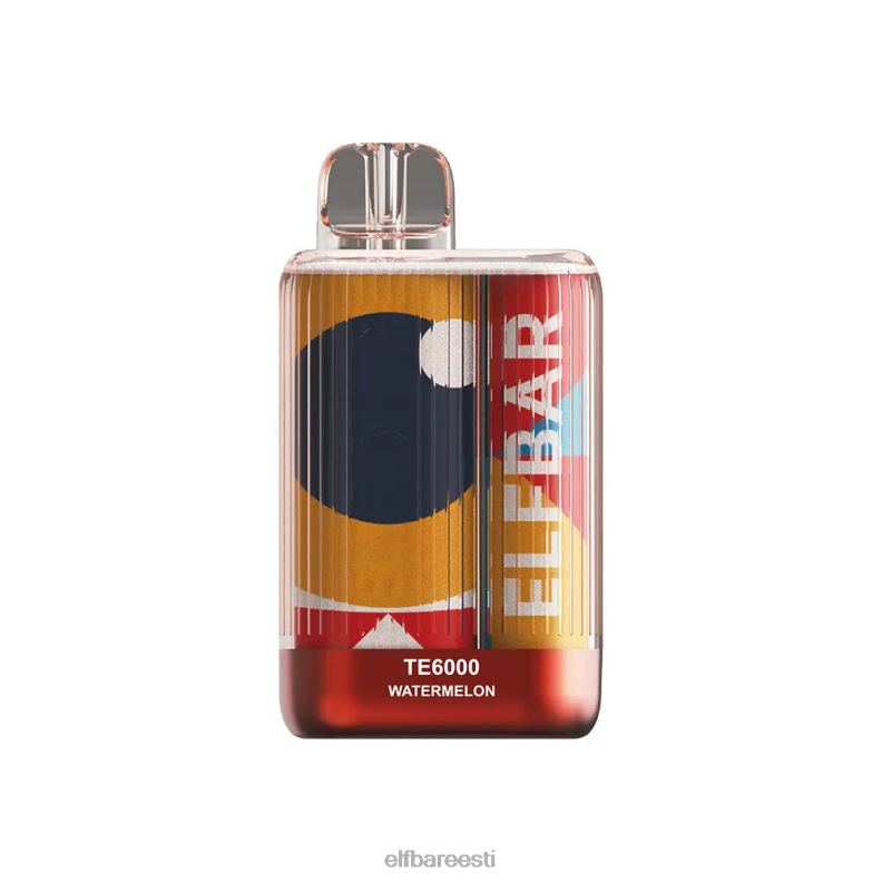 24H0X78 ELFBAR ühekordsed vape te6000 pahvid arbuus