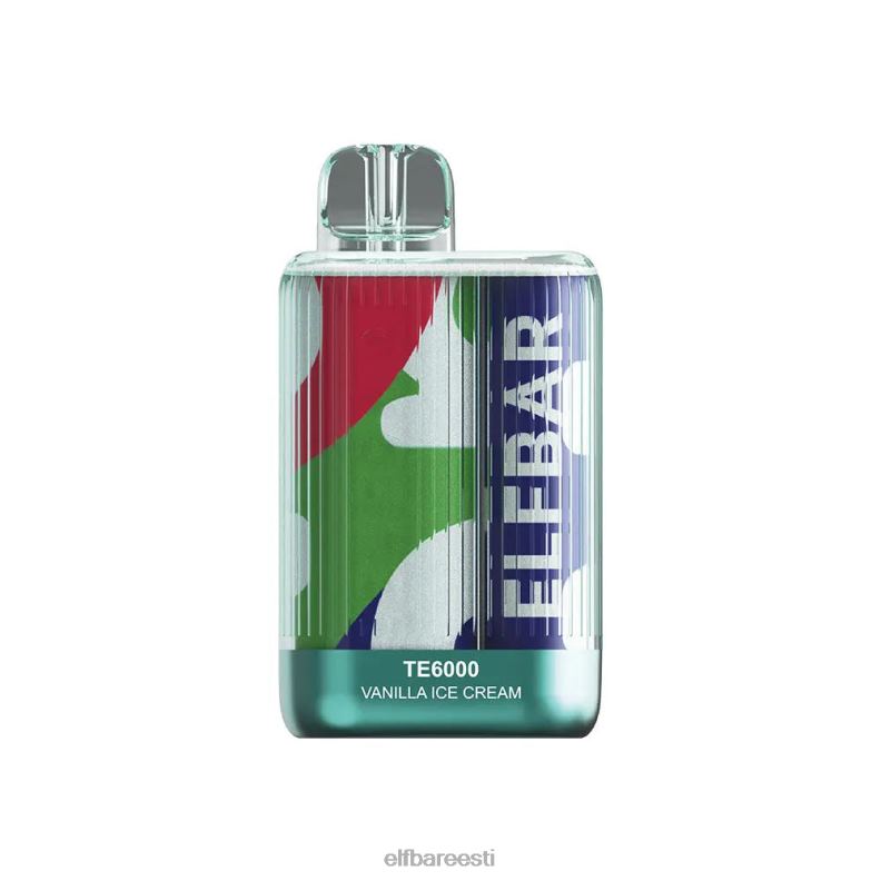 24H0X79 ELFBAR ühekordsed vape te6000 pahvid vaniljejäätis