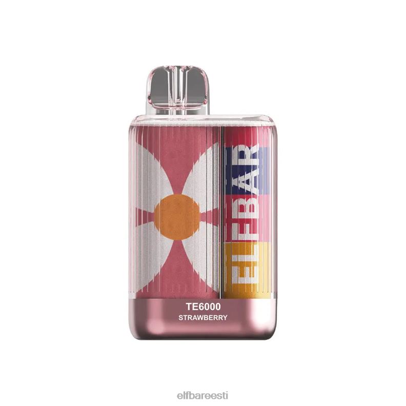 24H0X82 ELFBAR ühekordsed vape te6000 pahvid maasikas