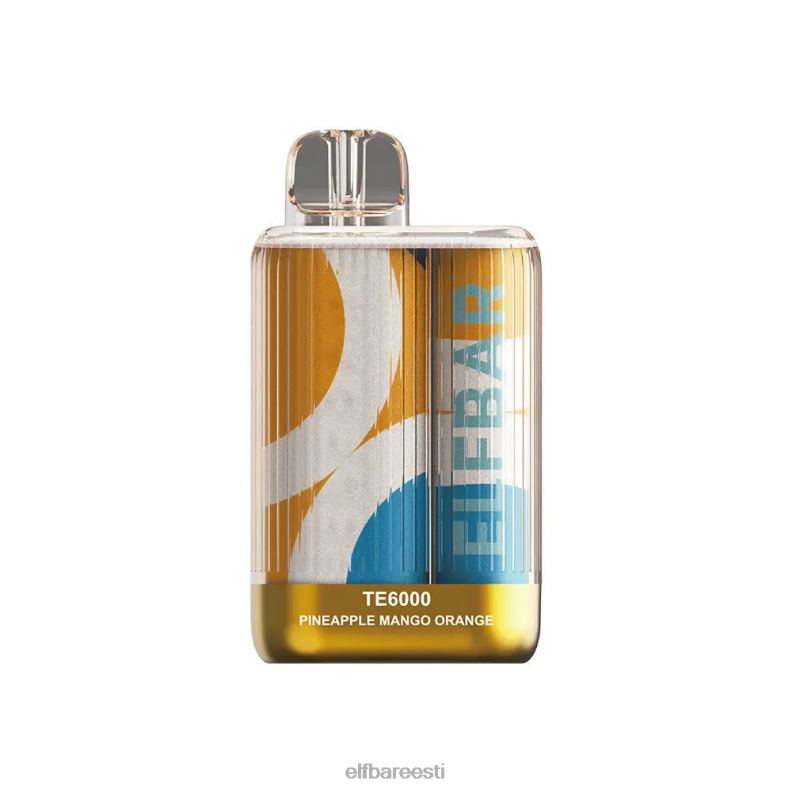 24H0X83 ELFBAR ühekordsed vape te6000 pahvid ananass mango apelsin