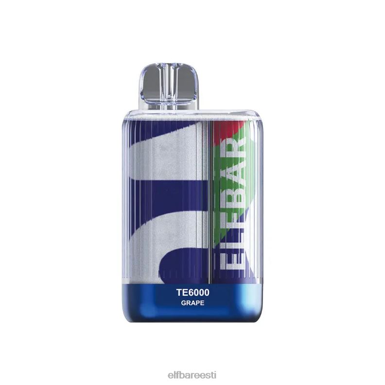 24H0X86 ELFBAR ühekordsed vape te6000 pahvid viinamari