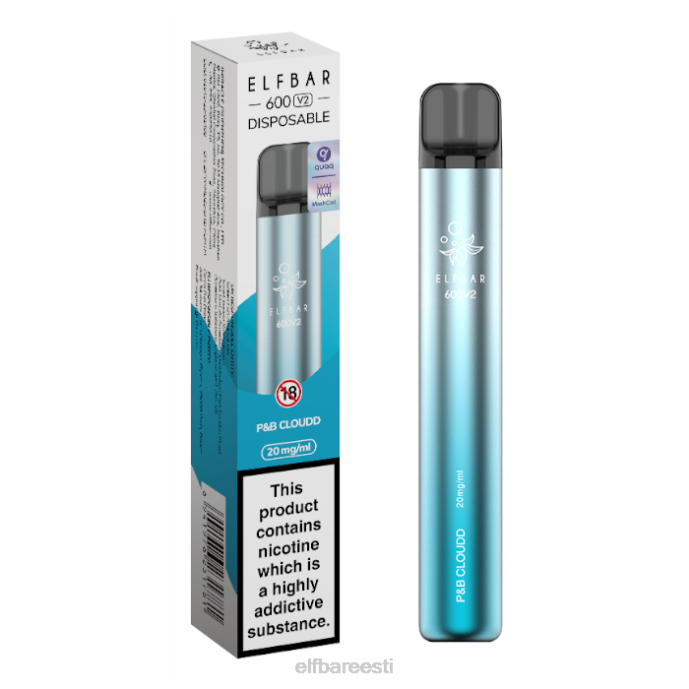elfbar 600v2 ühekordne vape - 20mg 46F6R25 p&b pilv