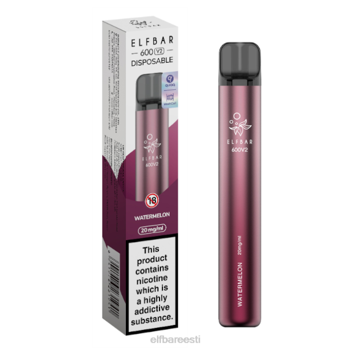 elfbar 600v2 ühekordne vape - 20mg 46F6R4 arbuus